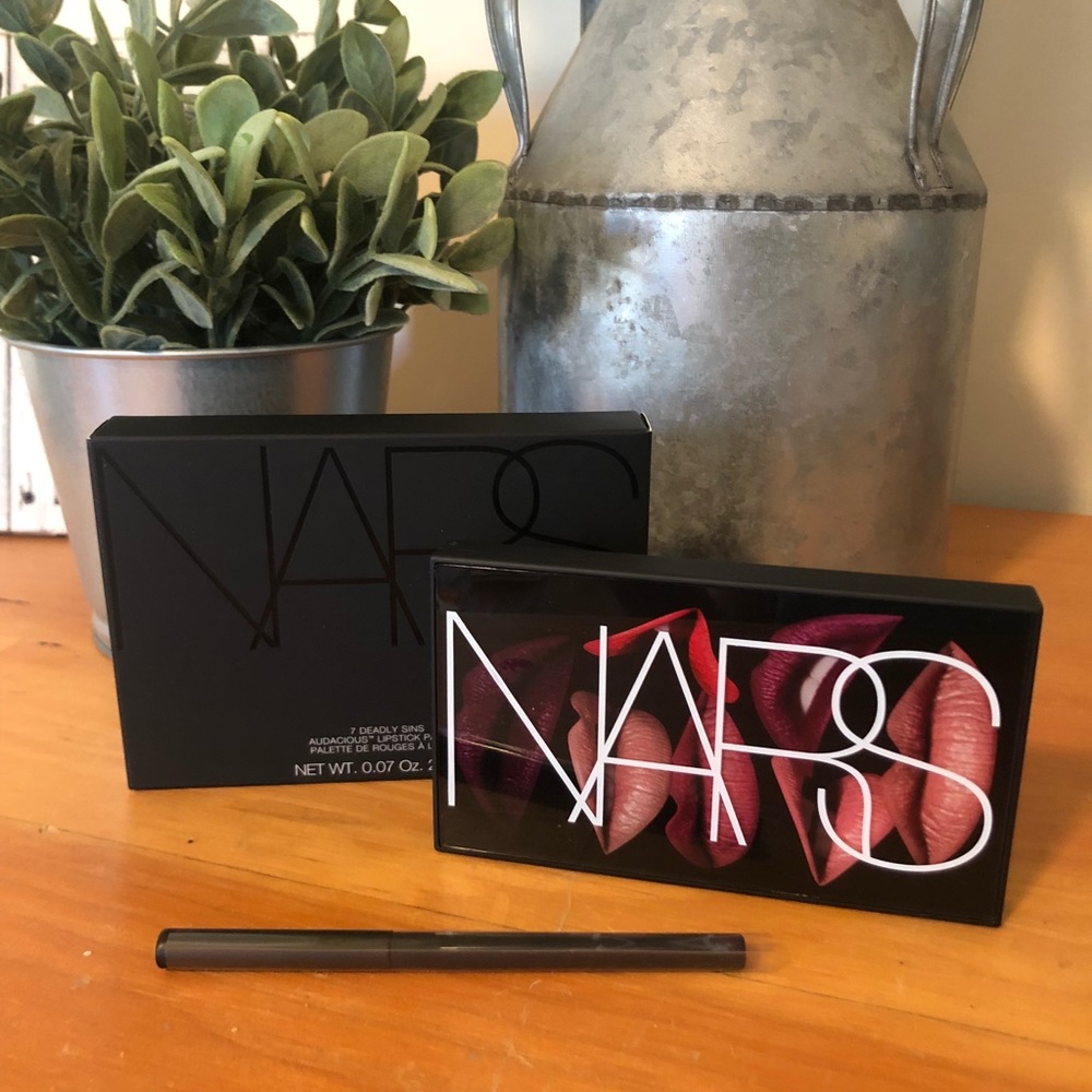 NIB NARS 7 Deadly Sins Audacious Lip Palette